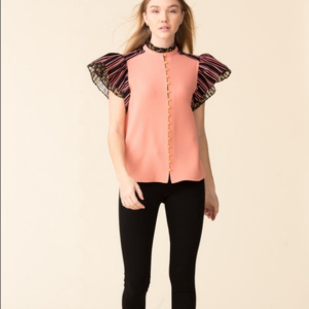 Hofmann Copenhagen Ava Ruffle Sleeve Blouse